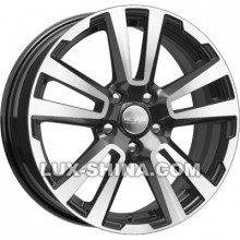 КиК КС874 6,5x17 4x100 ET41 DIA60,1 (алмаз черный)