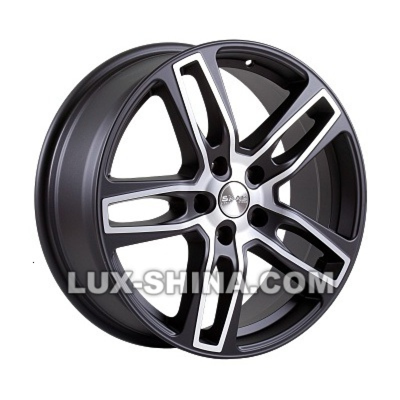 Скад Женева 7x18 5x114,3 ET45 DIA60,1 (black front polished) в Севастополе (Крым)