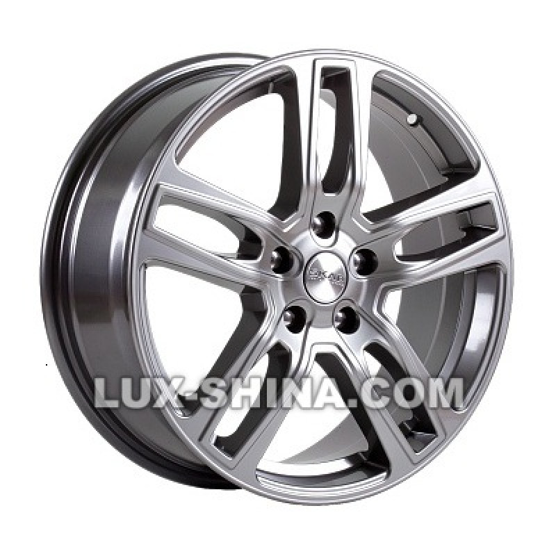 Скад Женева 7x18 5x114,3 ET45 DIA60,1 (black front polished) в Севастополе (Крым)