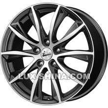 iFree Кazaнтип (КС684) 7,5x18 5x105 ET38 DIA56,6 (black front polished)